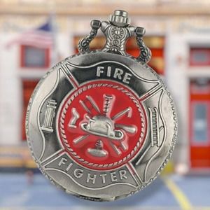 Firefighter Pocket Watch NEW Gift First Responder EMS Fire Fighter EMT
